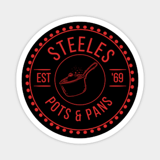 Steeles Pots and Pans Magnet